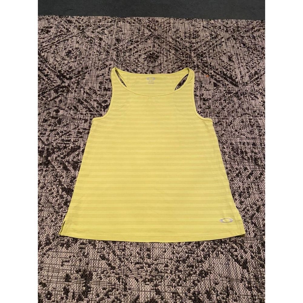 Oakley tank top highlighter yellow mens small